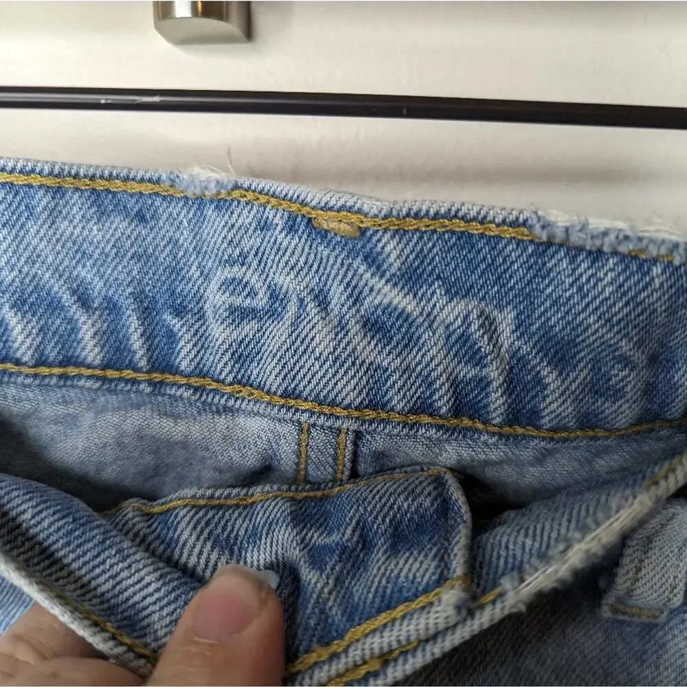 Etica Sydney Raw Hem Denim Shorts | Size 30